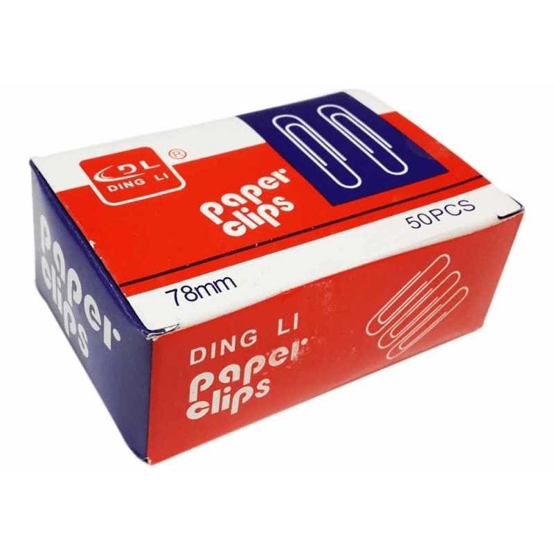 PAPER CLIPS 50 MM DINGLI