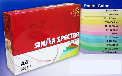 SINAR SPECTRA COLOUR PAPER 80GSM