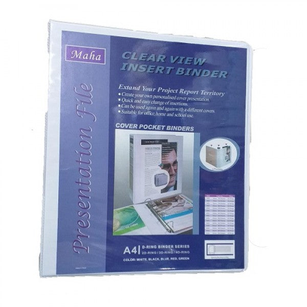 MAHA PRESENTATION FILE 25MM 2 RING WHITE