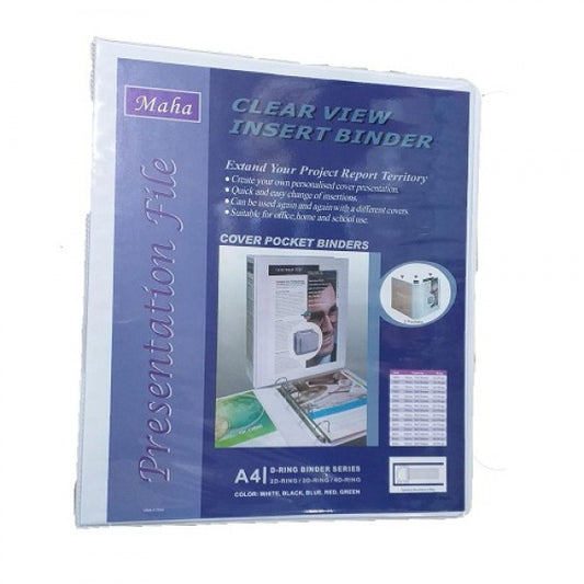 MAHA PRESENTATION FILE 25MM 3 RING WHITE