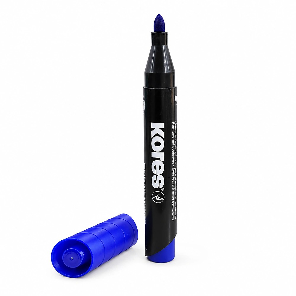 Kores Blue Permanent Marker Pen