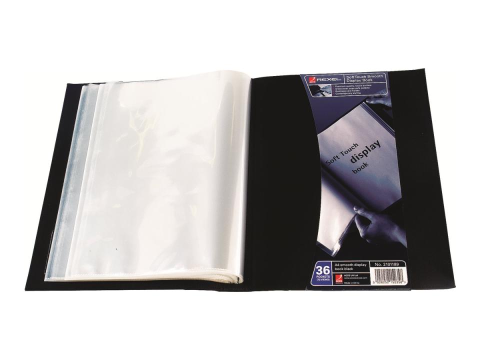 REXEL DISPLAY BOOK SUEDE 2101188/2101189