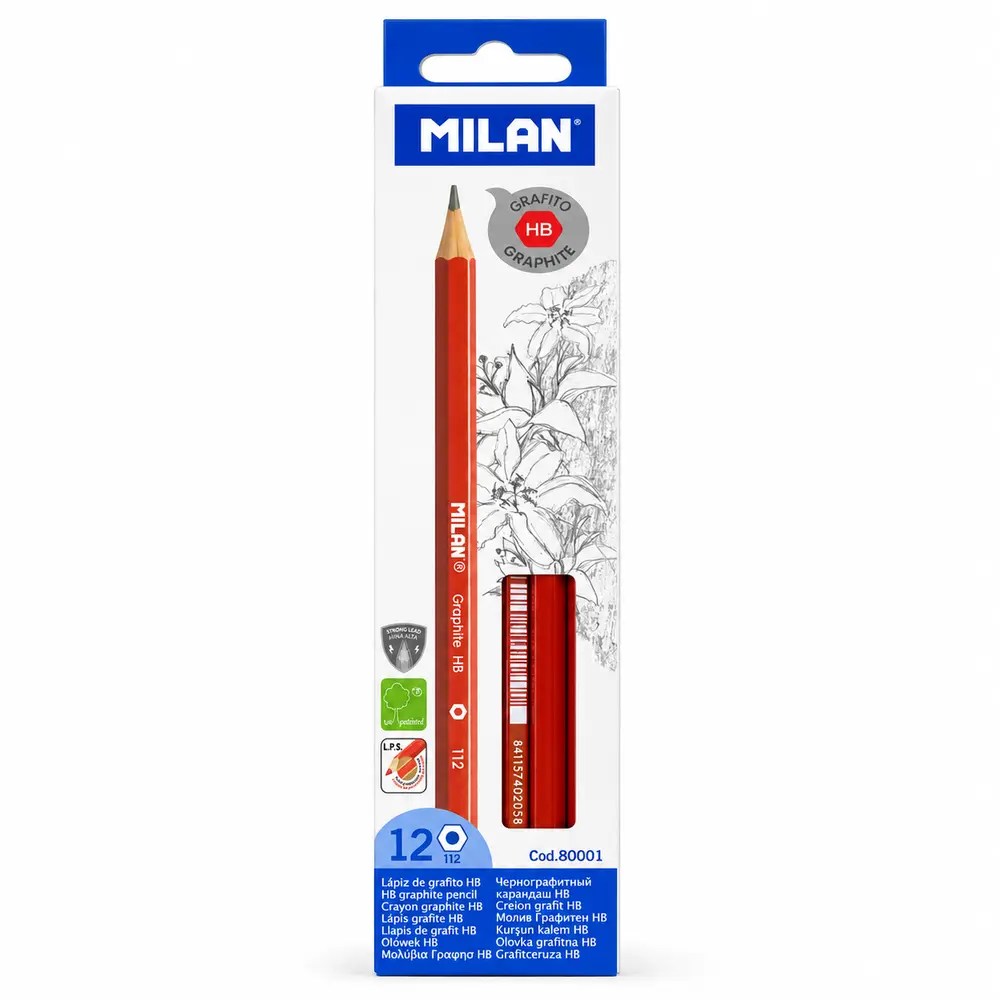 MILAN GRAPHITE PENCILS 80001