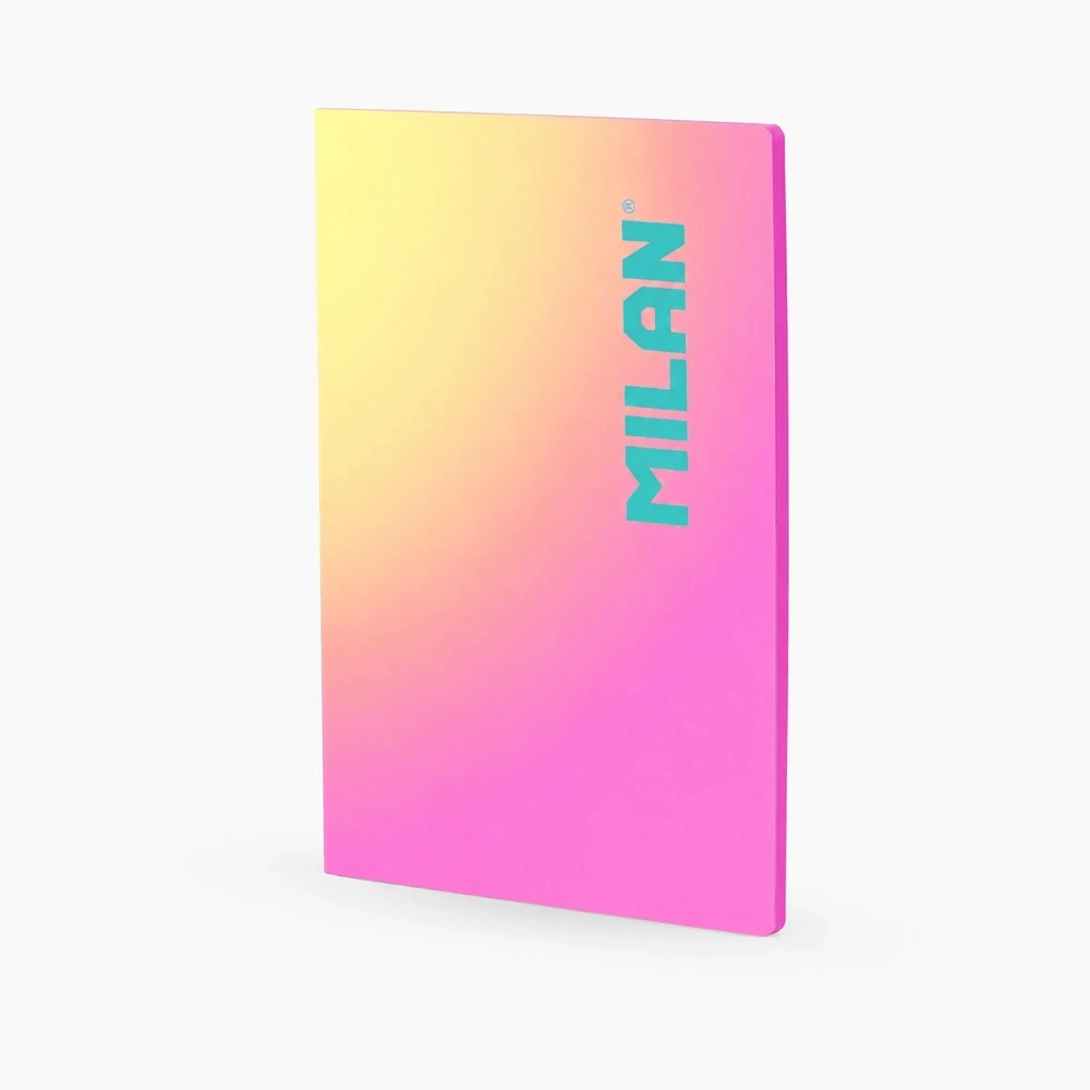 MILAN Sunset A4 Notebook – 48 Sheets, Pink