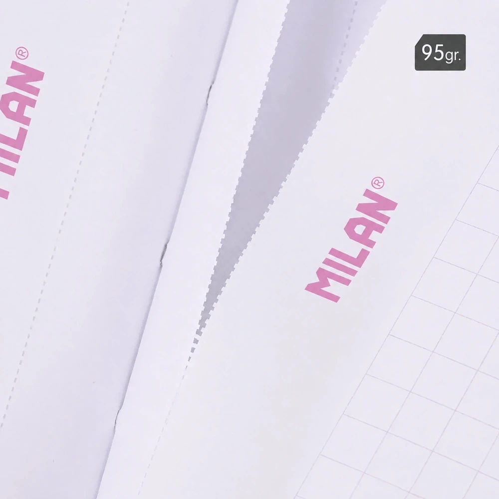 MILAN Sunset A4 Notebook – 48 Sheets, Pink