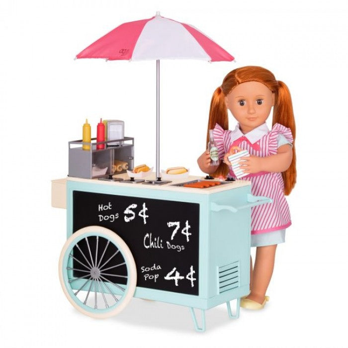 Our Generation Retro Hot Dog Cart