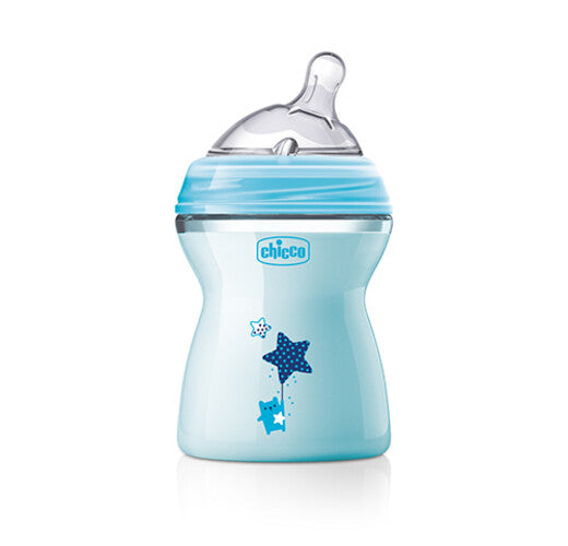 Chicco NATURALFEELING FBOTTLE 2M+ 250ML BLUECOL
