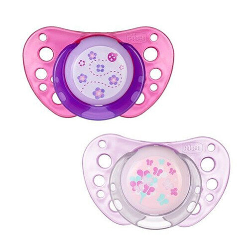 Chicco SOOTHER PH.AIR PINK SIL 6-12M 2PCS C