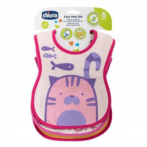 Chicco BIB 0M+ 2PCS GIRL