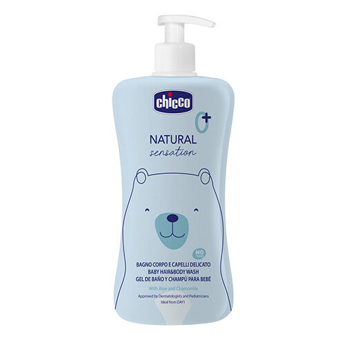 Chicco BABY HAIR& BODY CLEANSER NAT SENS 500ML