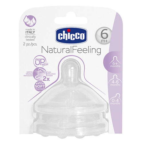 Chicco Teat Step Up New 6M+ F Food