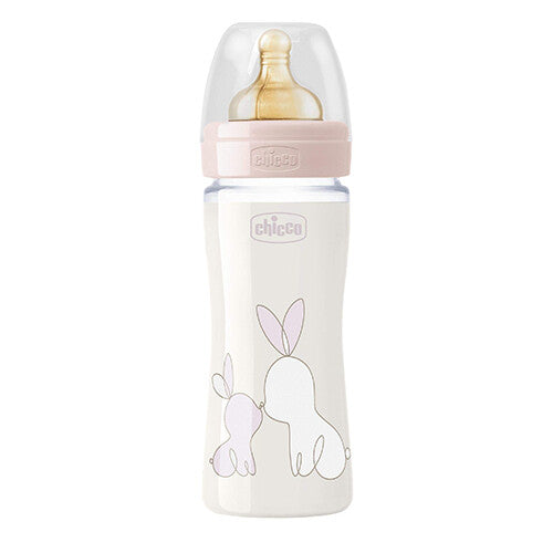 Chicco F.BOTTLE ORIGTOUCH GLASS GRL240 SLOW LTX