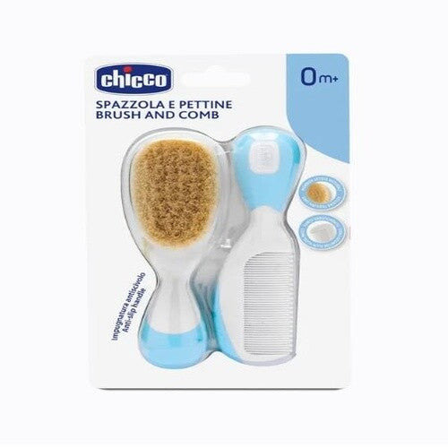 Chicco New Brush And Comb Light Blue
