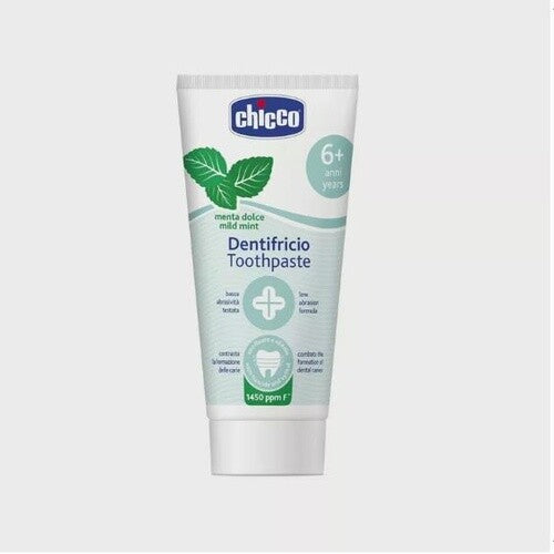 Chicco TOOTHPASTE MILD MINT 6Y+ FLUORINE