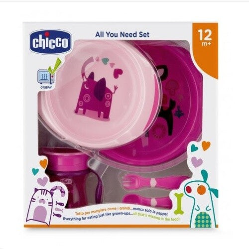 Chicco WEANING SET 12M+ GIRL