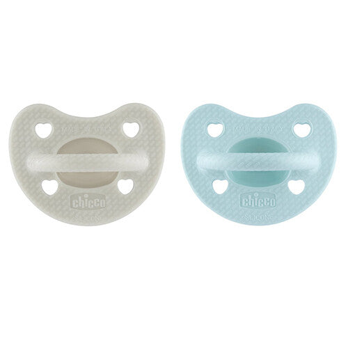 Chicco SOOTHER PHYSIOFORMA LUXE 6-16 2PCS GR-GRAY