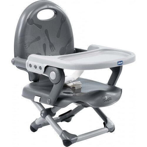 BOOSTER SEAT POCKET SNACK DARK GREY
