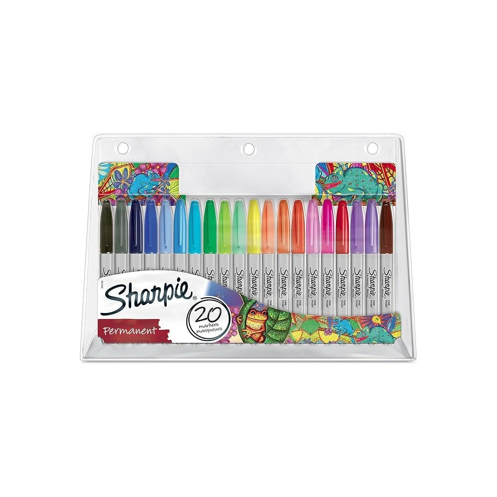 Sharpie Permanent Markers Exclusive Colour Assortment — Pack of 20