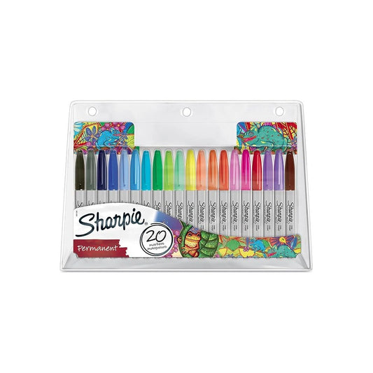 Sharpie Permanent Markers Exclusive Colour Assortment — Pack of 20