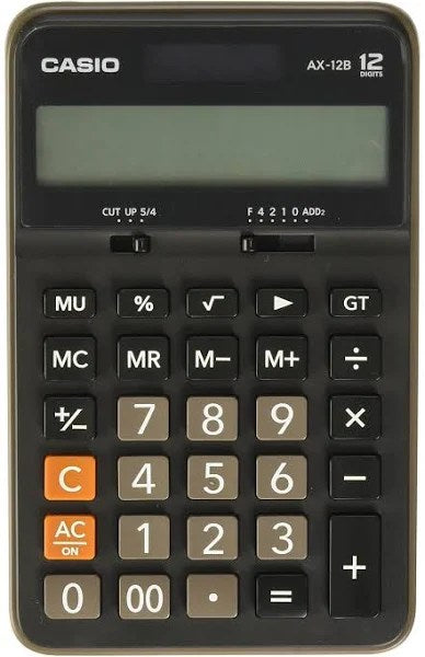 Casio Calculator AX-12B