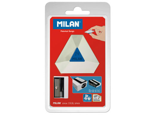 MILAN BLISTER 1 SHARPENER + 1 ERASER BYM10226