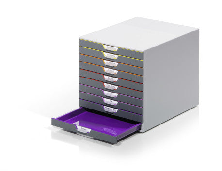 DURABLE 10 DRAWER PLASTIC CABINET 7610