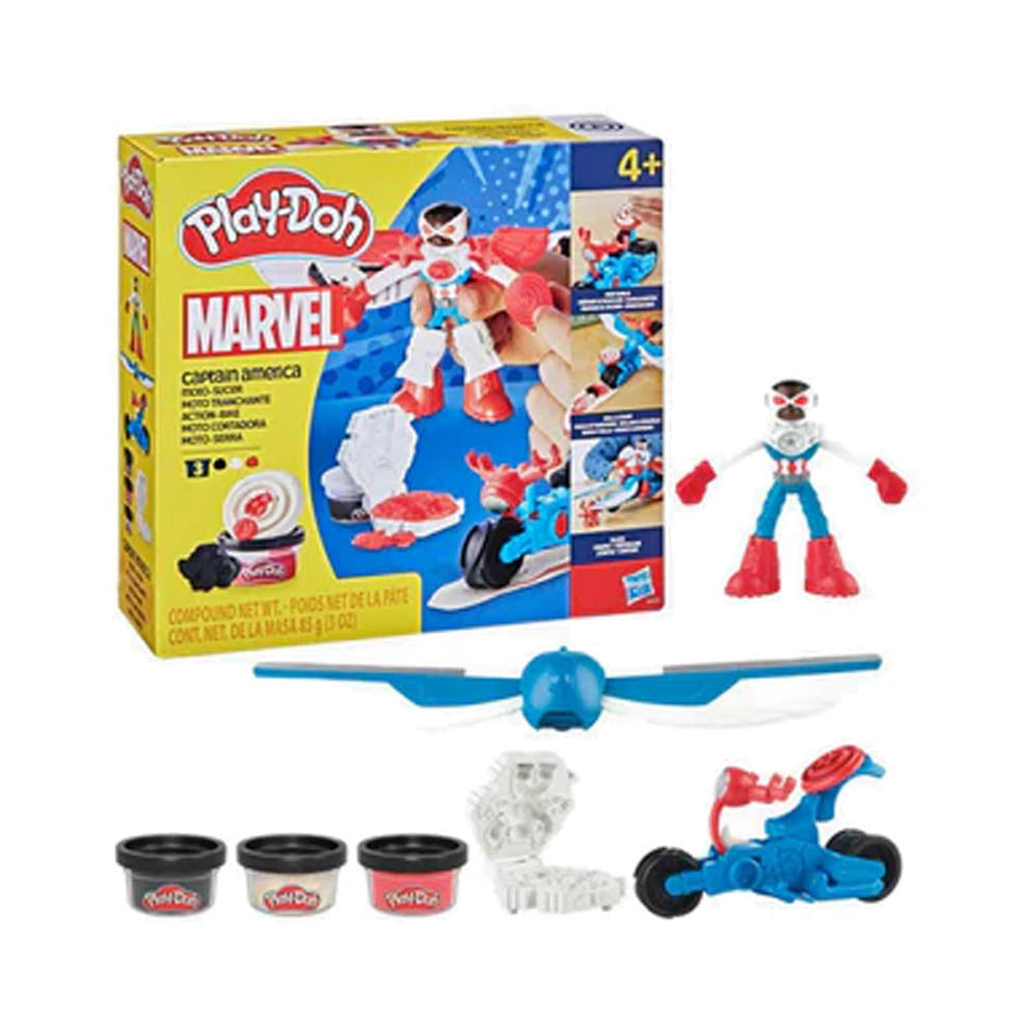 PlayDoh CAPTAIN AMERICA MOTO-SLICER