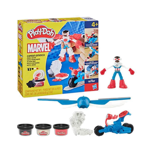 PlayDoh CAPTAIN AMERICA MOTO-SLICER