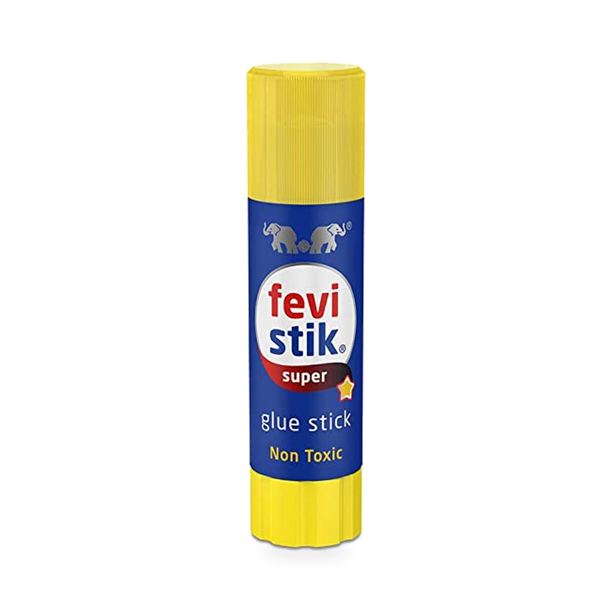 Fevistik Super 22 g glue stick with yellow cap and blue label