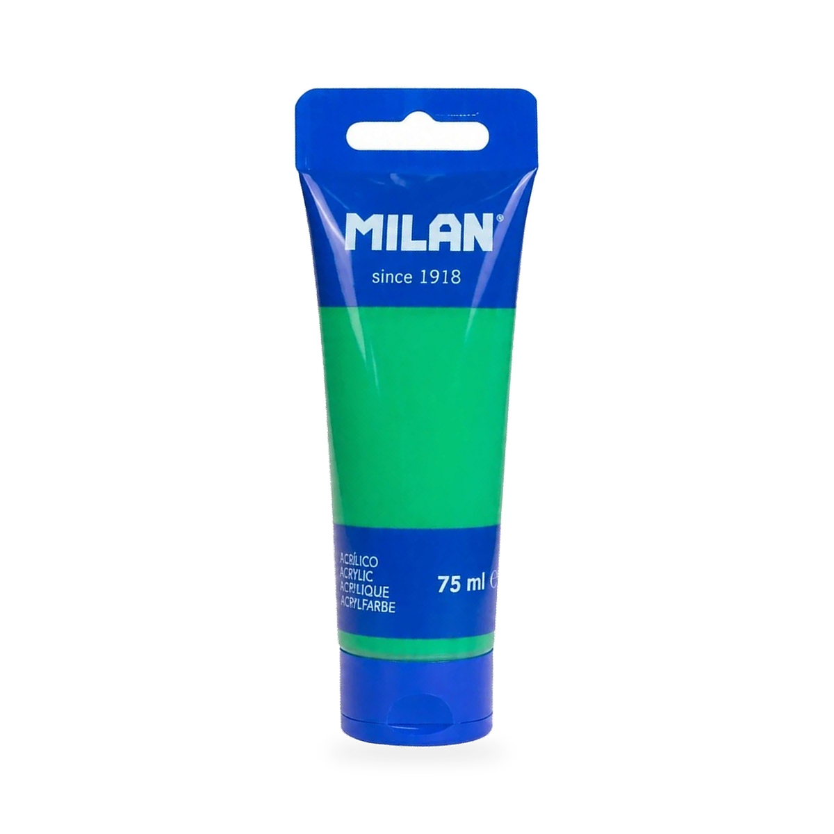 MILAN 75 ml acrylic paint tube — Green