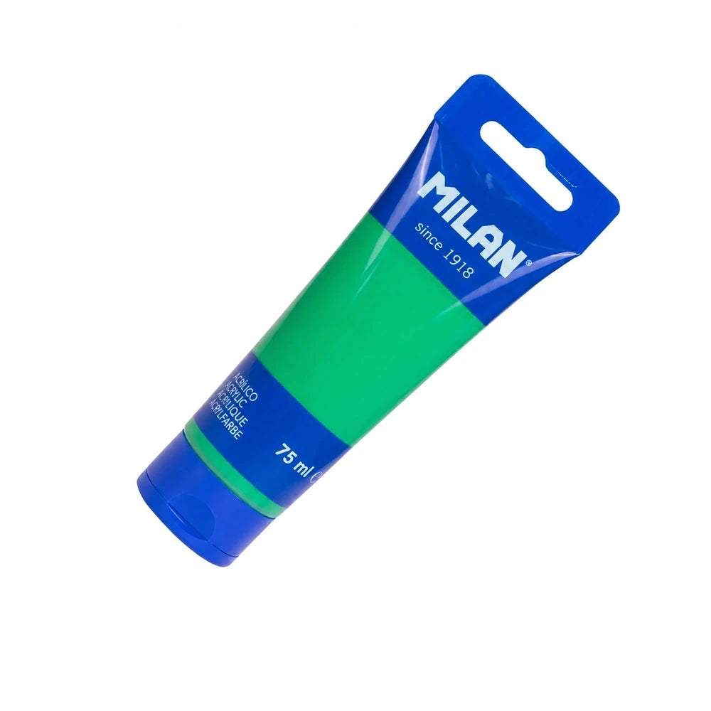 MILAN 75 ml acrylic paint tube — Green