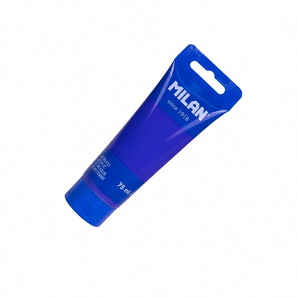 MILAN 75 ml acrylic paint tube — Ocean Blue