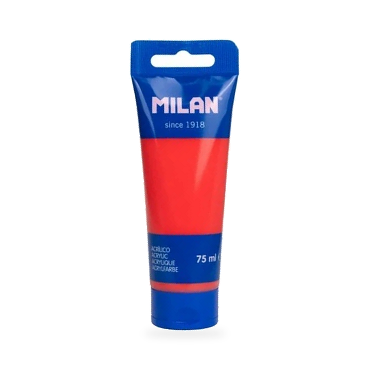 MILAN 75 ml acrylic paint tube — Watermelon Red