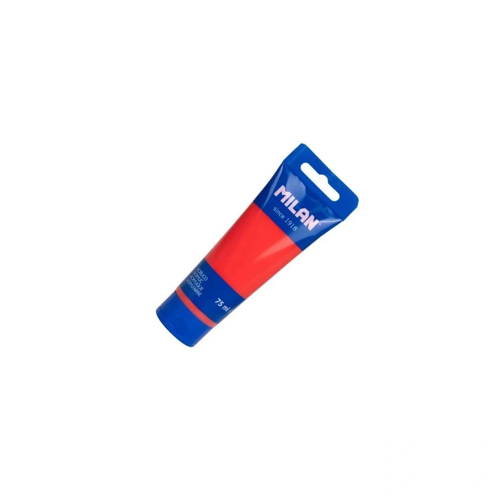 MILAN 75 ml acrylic paint tube — Watermelon Red