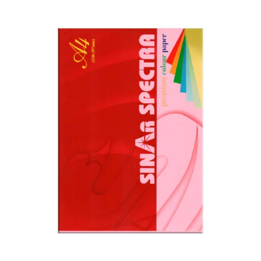 Sinar Spectra Colour Paper A4 80 Gsm IT 342 CYBER HP PINK Colour — product only on white