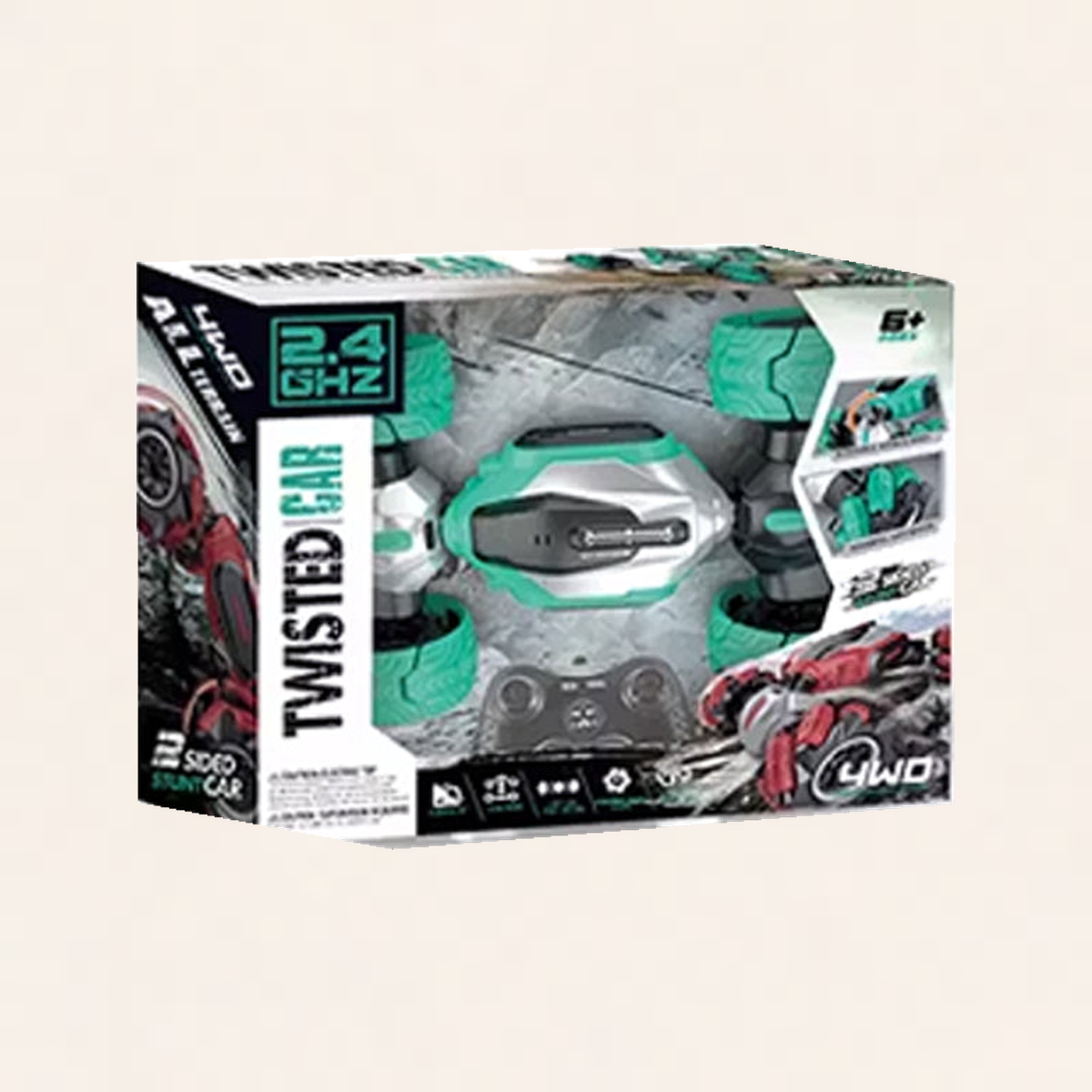 26cm Torsion Stunr Car with lighting and Horn - 1 Pc Only