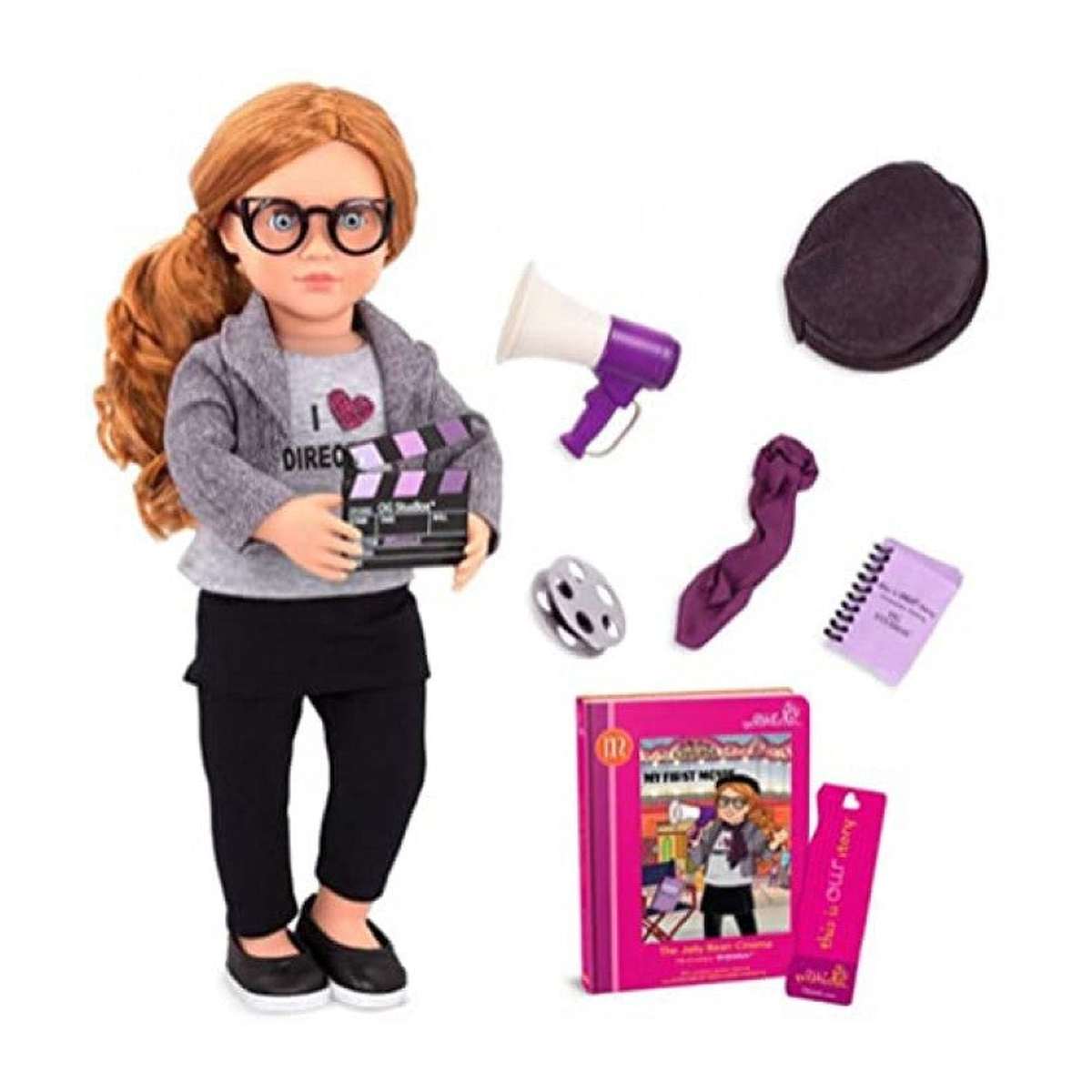 Our Generation Deluxe Cinema Doll With Book, Mienna — supplier product photo