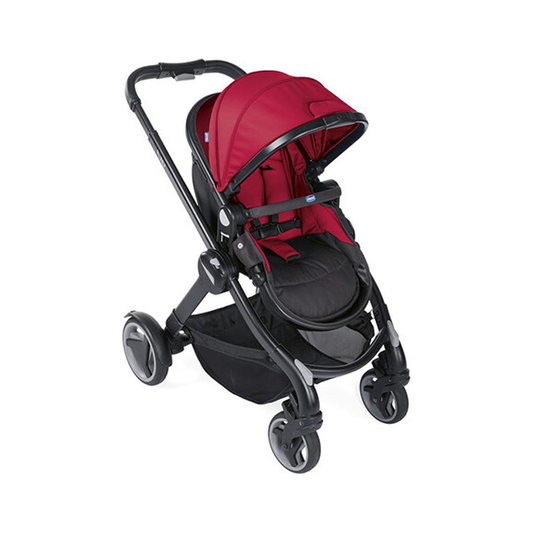 Chicco FULLY STROLLER RED PASSION — original product on white