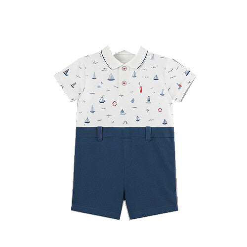 Chicco romper, original supplier product details on white background